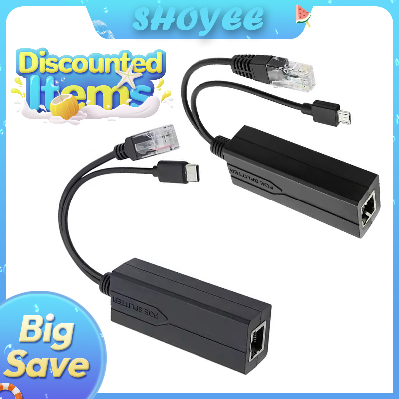 Power Over Ethernet - POE Splitter 48V Ke 5V Micro