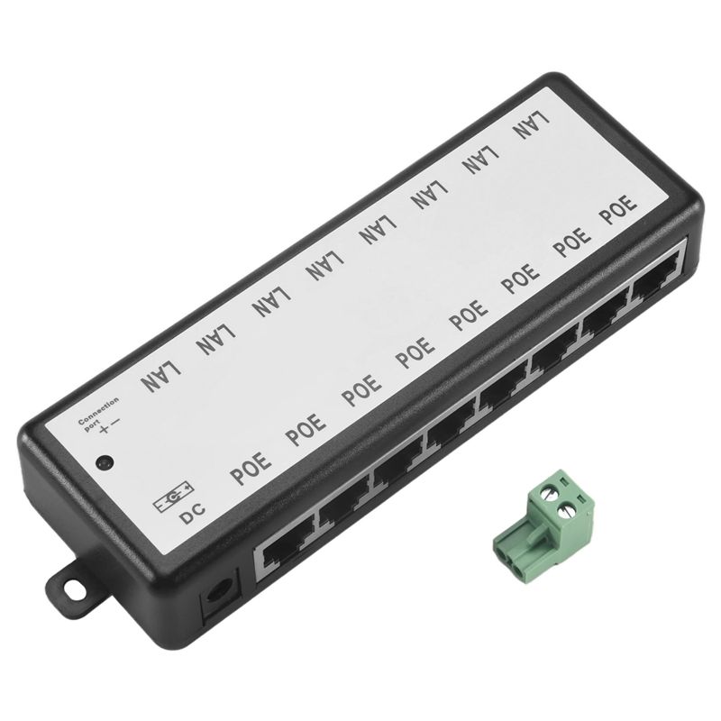 Power Over Ethernet - PHILE-8 Port Poe Injector Poe Splitter