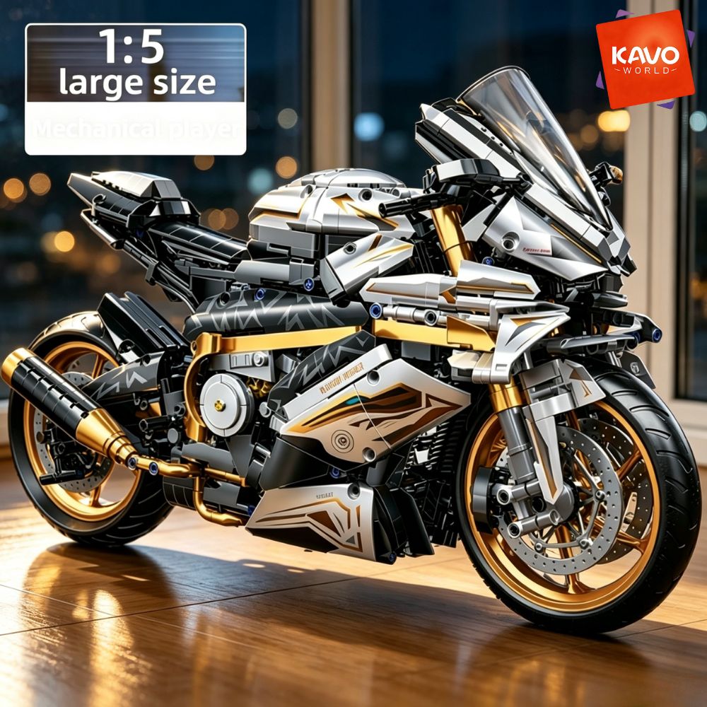 Tech Office Building - KAVOWORLD Set Bata Bangunan Sepeda Motor