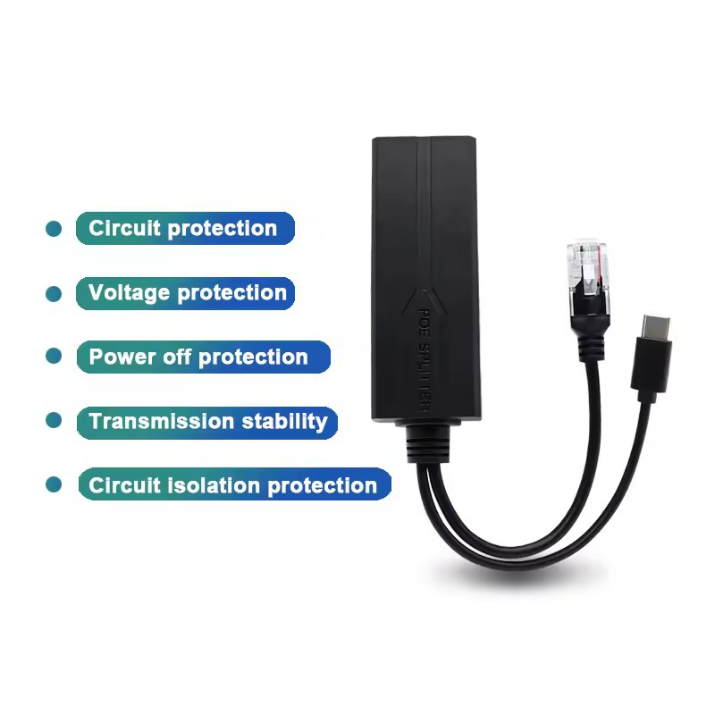 POE Splitter 48V Ke 5V Micro U - Power Over Ethernet ulasan dan harga