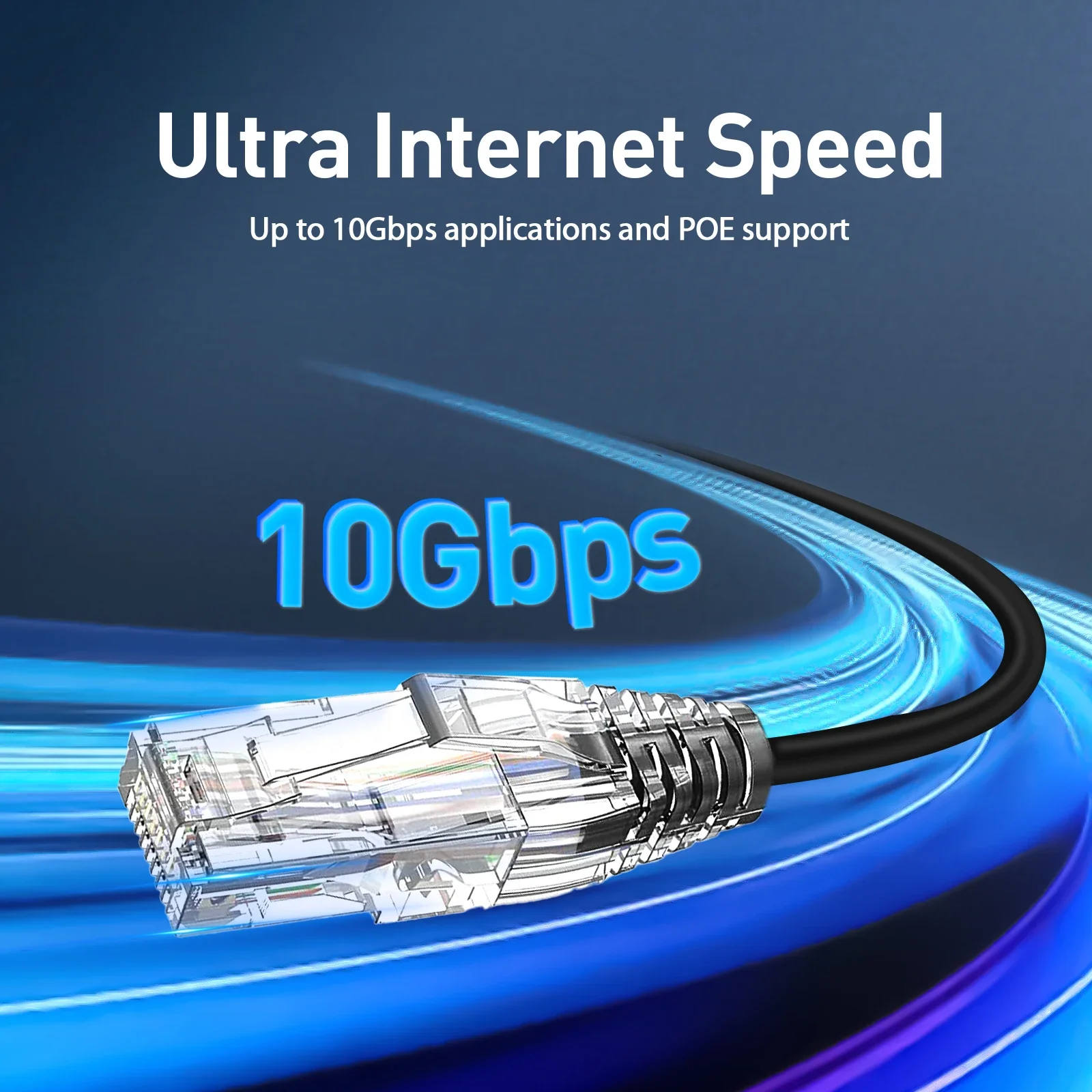 ZoeRax CAT6A 10Gbps Kabel Patc - Power Over Ethernet ulasan dan harga