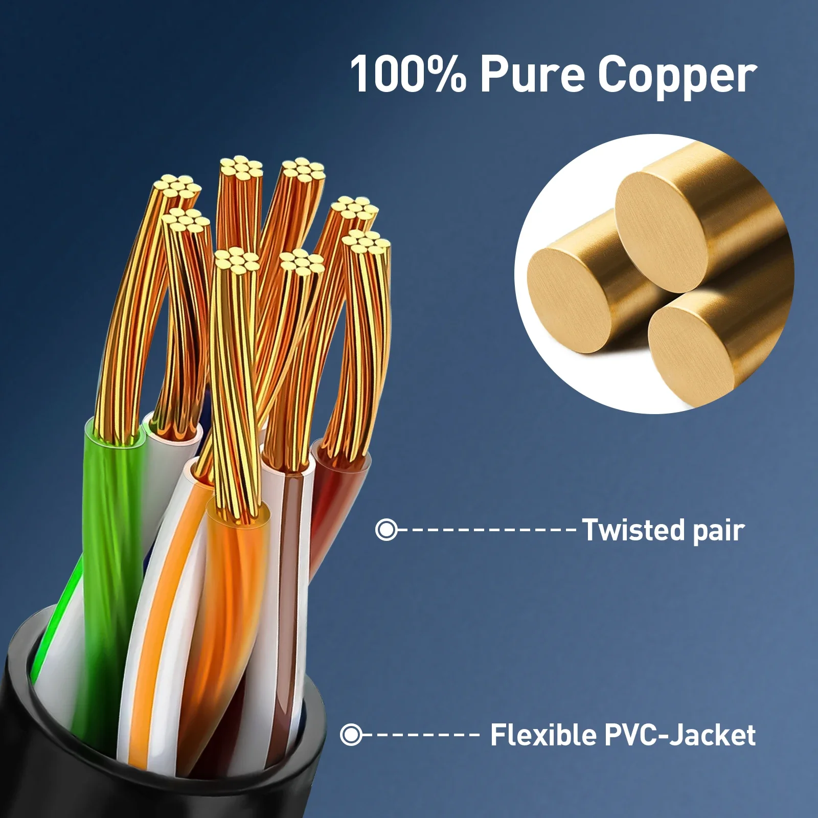 ZoeRax CAT6A 10Gbps Kabel Patc - Power Over Ethernet ulasan dan harga