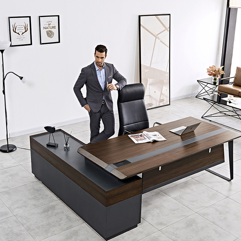 Desain Meja Kerja Kantor Kayu  - Office Tech Furniture ulasan dan harga